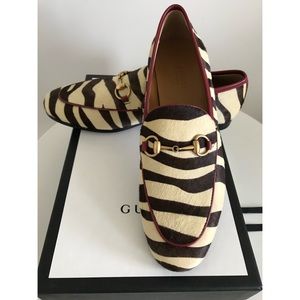 NWT Gucci Jordaan Pony Skin loafer